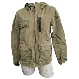 Women's Small I. Spiewak & Sons Army Green Lightweight Jacket Coat Parka‎ EUC!
